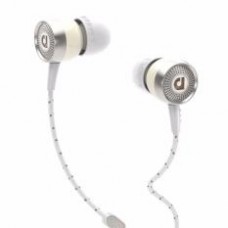 Audio Fly Premium in Ear AF45 118dB In-Ear Headphone with Mic (Bakelite White)