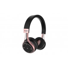BlueAnt PumpSoul Wireless On-Ear Stereo Headset (Black/Rose Gold)