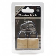 Master Lock MS-P-1901T 30mm 2-piece Keyed Alike Padlock (Solid Brass)