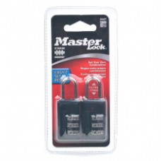 Master Lock MS-P-646T 20mm 2-piece Combination Luggage Lock (Black)
