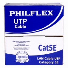 Philflex 300m Cat-5 UTP Cable Roll (Grey)