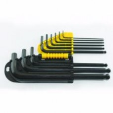 Stanley 69-256 Hex Key Long Arm 9pc 1.5mm - 10mm (Black/Yellow)