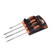 Tactix 4 pcs. Screwdriver Set (Black/Orange)