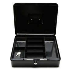 Safewell 0.8mm Powder Coating Cash Box (Black)