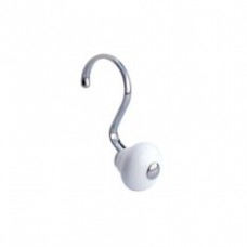 Interdesign Shower Hooks Set York (White/Chrome)