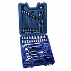 Bluepoint BLPGSSCM78 1/4 Inch and 1/2 Inch Drive Socket Set 78 Pcs. (Blue)