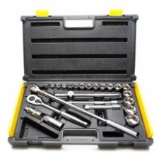 Stanley 25-piece 1/2 Drive 6 Pt Socket Wrench Set