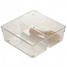 Interdesign Linus Twin Drawer Organizer 2 (Clear)