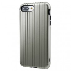 GRAMAS COLORS Rib Hybrid case CHC 446P for iPhone 7 (Silver)