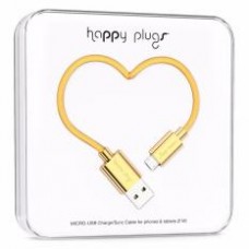 Happy Plugs Deluxe Edition Micro-USB Charge/Sync Cable 2m (Gold)