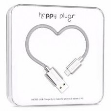 Happy Plugs Deluxe Edition Micro-USB Charge/Sync Cable 2m (Silver)