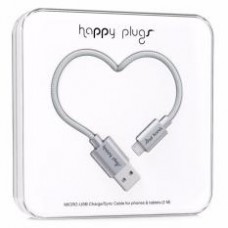 Happy Plugs Deluxe Edition Micro-USB Charge/Sync Cable 2m (Space Grey)