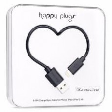 Happy Plugs Lightning Charge/Sync Cable 2m (Black)