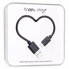 Happy Plugs Micro-USB Charge/Sync Cable 2m (Black)