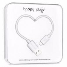 Happy Plugs Micro-USB Charge/Sync Cable 2m (White)