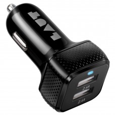 LAU CAR CHARGER POWER DASH 4.8A BK