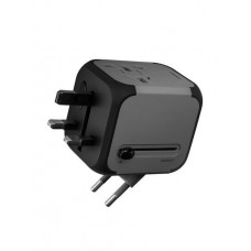 LAUT WORLD ADAPTER - BLACK/GREY