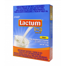 Lactum 1+ Plain Milk Supplement Powder 1-3 years old 150g