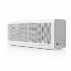 BRAVEN 805 Portable Wireless Bluetooth Speaker - White / Light Gray