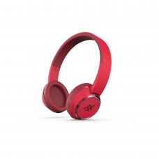 Ifrogz Coda Wireless Bluetooth Headphone with Built-In Microphone - Red