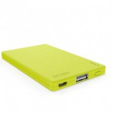 Michi Power Card Rubber 2000mAh Green