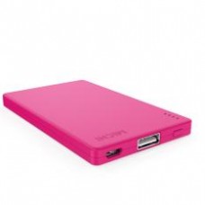 Michi Power Card Rubber 2000mAh Pink