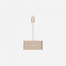 Momax Type C 4-Port Adapter - Gold