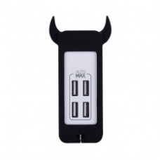 Momax U.Bull 4 USB Charger (Black)