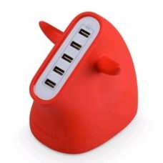 Momax U.Bull 5-Port USB Charger (Red)