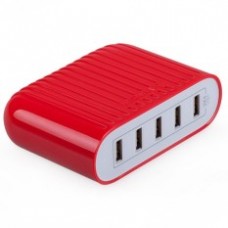 Momax U.Bull Junior 5 USB Charger (Red)
