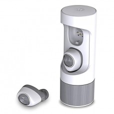 Motorola VerveOnes Completely Wireless Smart Earbuds - White/Grey