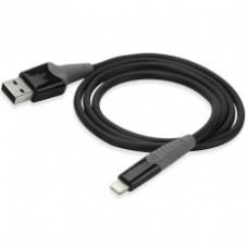 Scosche StrikeLine 1m LED Rugged Lightning Cable (Black)