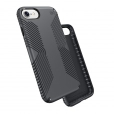 Speck Presidio Grip Phone Case for iPhone 7 (Graphite/Charcoal Grey)